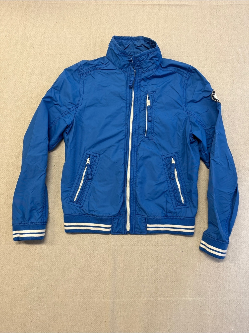 Abercrombie & Fitch Saranac Lake Blue Zip Jacket XL